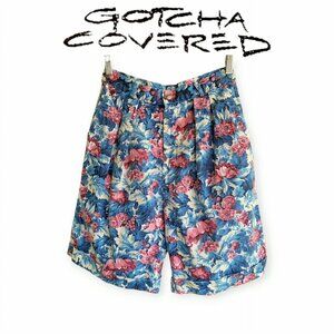 Gotcha Covered Floral Blue Women's Bermuda Shorts